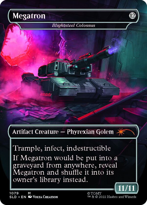 Image Of Magic The Gathering’s Secret Lair Transformers Megatron Card Revealed  (2 of 17)